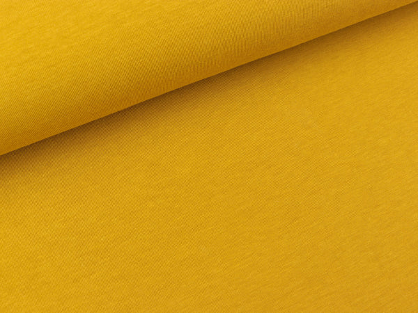 Bambus Jersey goldgelb uni