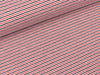 Baumwolljersey Gala Schmale Streifen rot-weiß-dunkelblau