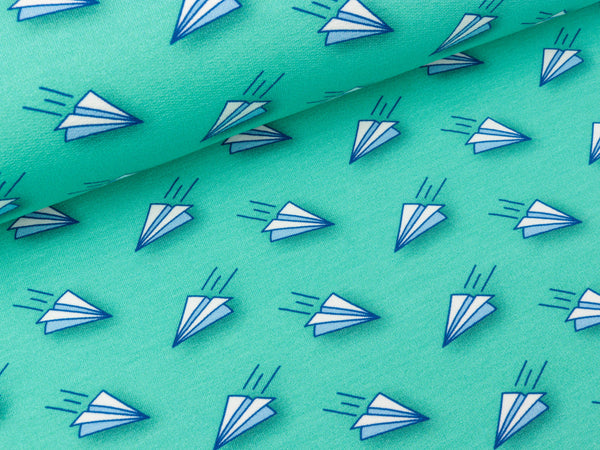 Hamburger Liebe Leichter Baumwollsweat Ahoy Little Papierflieger auf Verdino