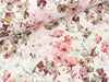 Baumwolljersey Blossom bunt auf Weiß Digitaldruck