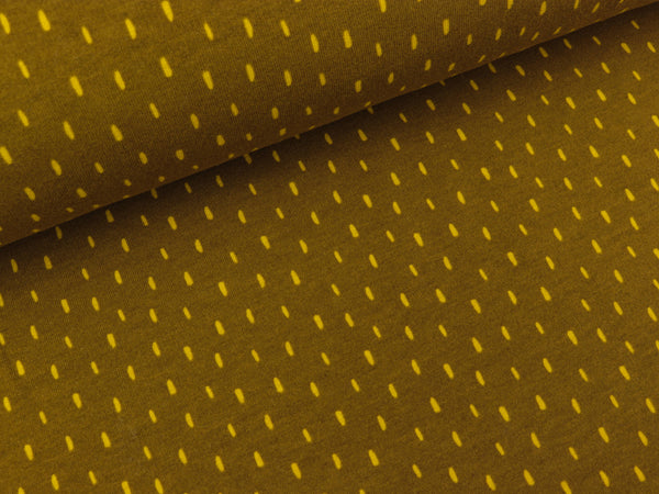 Soft Sweat Stripes ochre auf Khaki