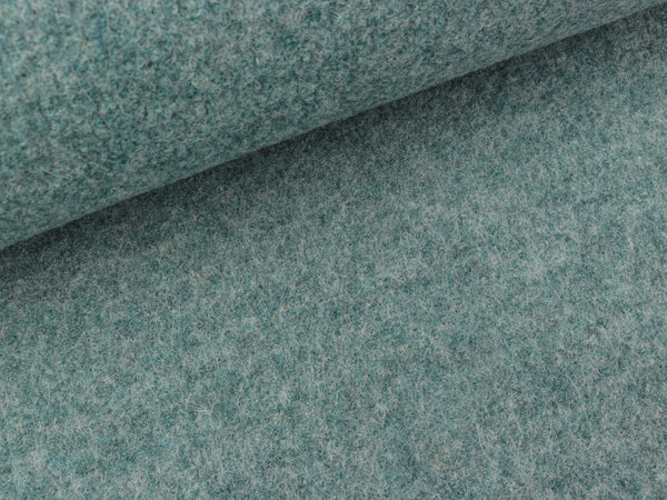 Gekochte Wolle Naomi oldmint meliert Wollwalk