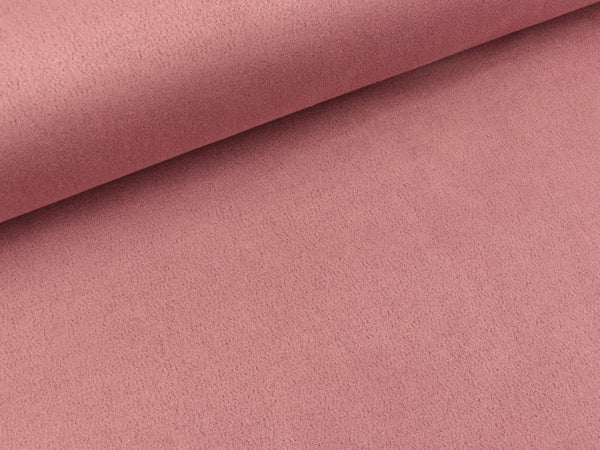 Stretch Suede Velourleder Imitat Chloe altrosa uni