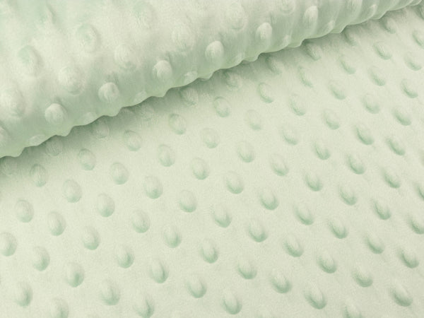 Noppenplüsch Minky mint uni