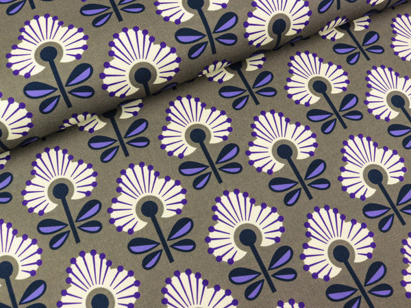 Hamburger Liebe Bio Baumwoll Canvas Only You Beautiful Soul grau-bunt