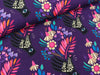 Hamburger Liebe Baumwolljersey Only You Love Yourself viola-bunt