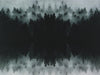 French Terry Gloomy Hills Hazy Shades weiß-grau-schwarz by Thorsten Berger Panel 80cm