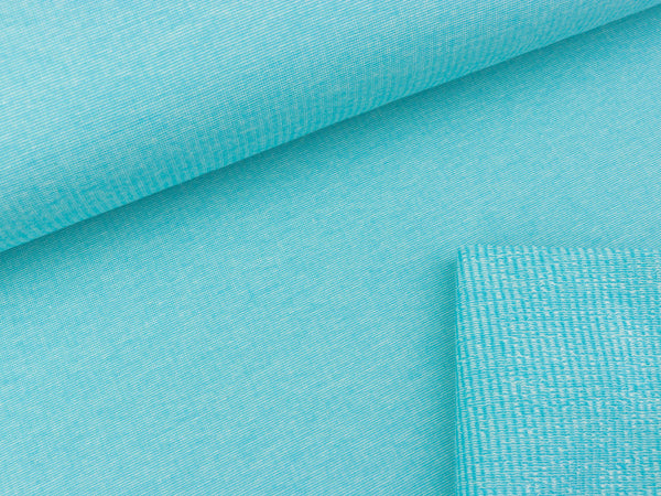 Hamburger Liebe French Terry Winter Melange 2021 türkis-meringa