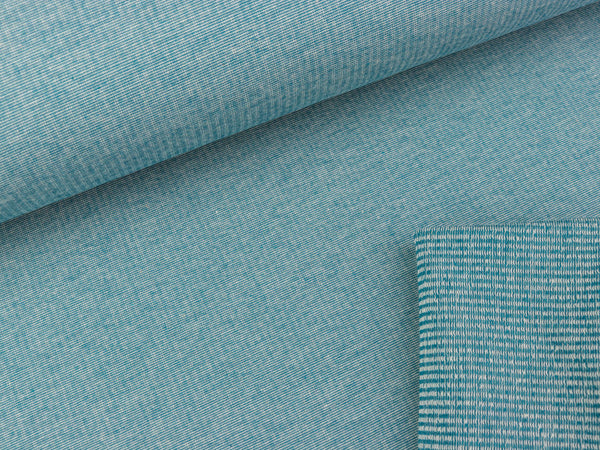 Hamburger Liebe French Terry Winter Melange 2021 petrol-meringa