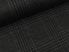 Punta di Roma Romanit Jersey Check schwarz-grau-petrol meliert