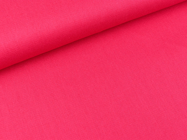 Baumwoll Canvas pink uni