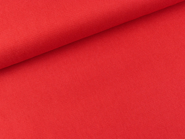 Baumwoll Canvas rot uni