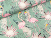 Baumwolljersey Nora Flamingozauber auf Oldmint