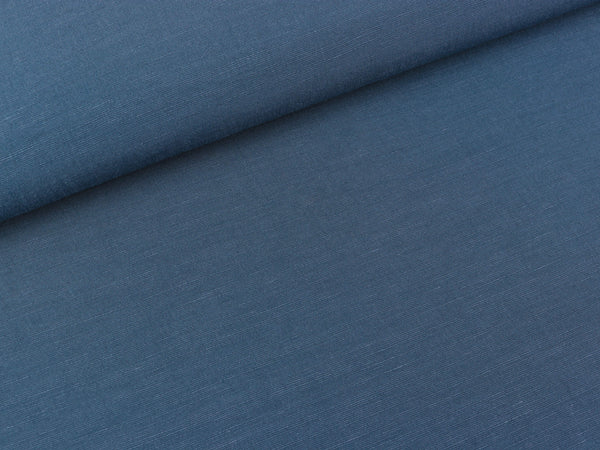 Viskoseleinen Viscolino denim uni