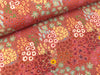 Modalsweat Joana Streublümchen bunt auf Ziegelrot