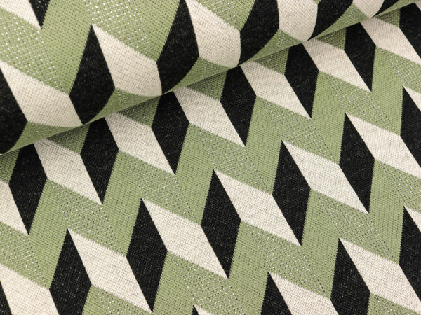 Hamburger Liebe Jacquard Glory Zig Zag caccia-schwarz-winterweiß-silber