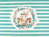 Baumwolljersey My Deer Family by Bienvenido colorido Panel 80cm