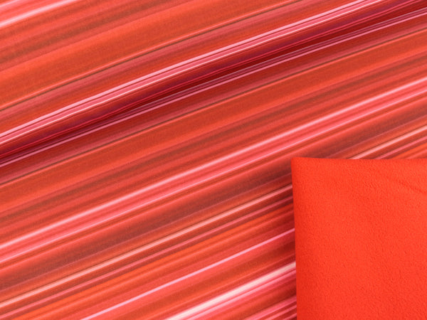 NANO Softshell Robin Schmale Streifen burgundy-rot-rosa