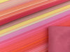 NANO Softshell Robin Schmale Streifen hellrot-pink-flieder-gelbgrün