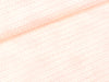 Baumwolljersey Graphic Bunny Strichmuster rosa auf Creme