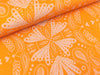 Modalsweat Harmony Paisley orange auf Altrosa by Cherry Picking