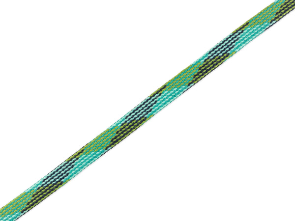 1m Flachkordel Twist Me Plaid Wonderland olivia-verdino-caraibi-curry-schwarz 15mm