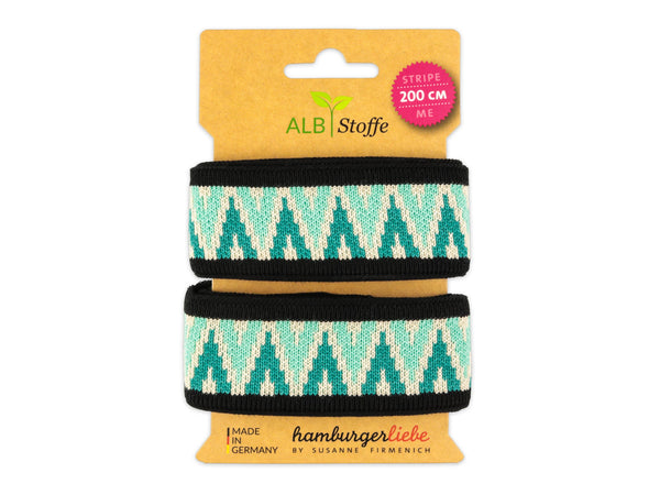 Stripe Me Icon Pretty & Pure Band schwarz-verdino-caraibi-meringa