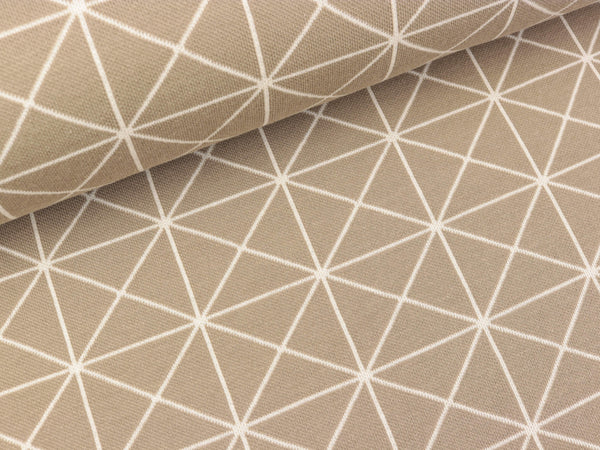 Hamburger Liebe Jacquard Wonderland Cross Square sabbia-meringa