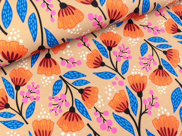 Hamburger Liebe Baumwolljersey Wonderland Alice corda-bunt