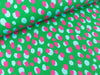 Hamburger Liebe Leichter Baumwollsweat Wonderland Sprinkles bunt auf Verde erba