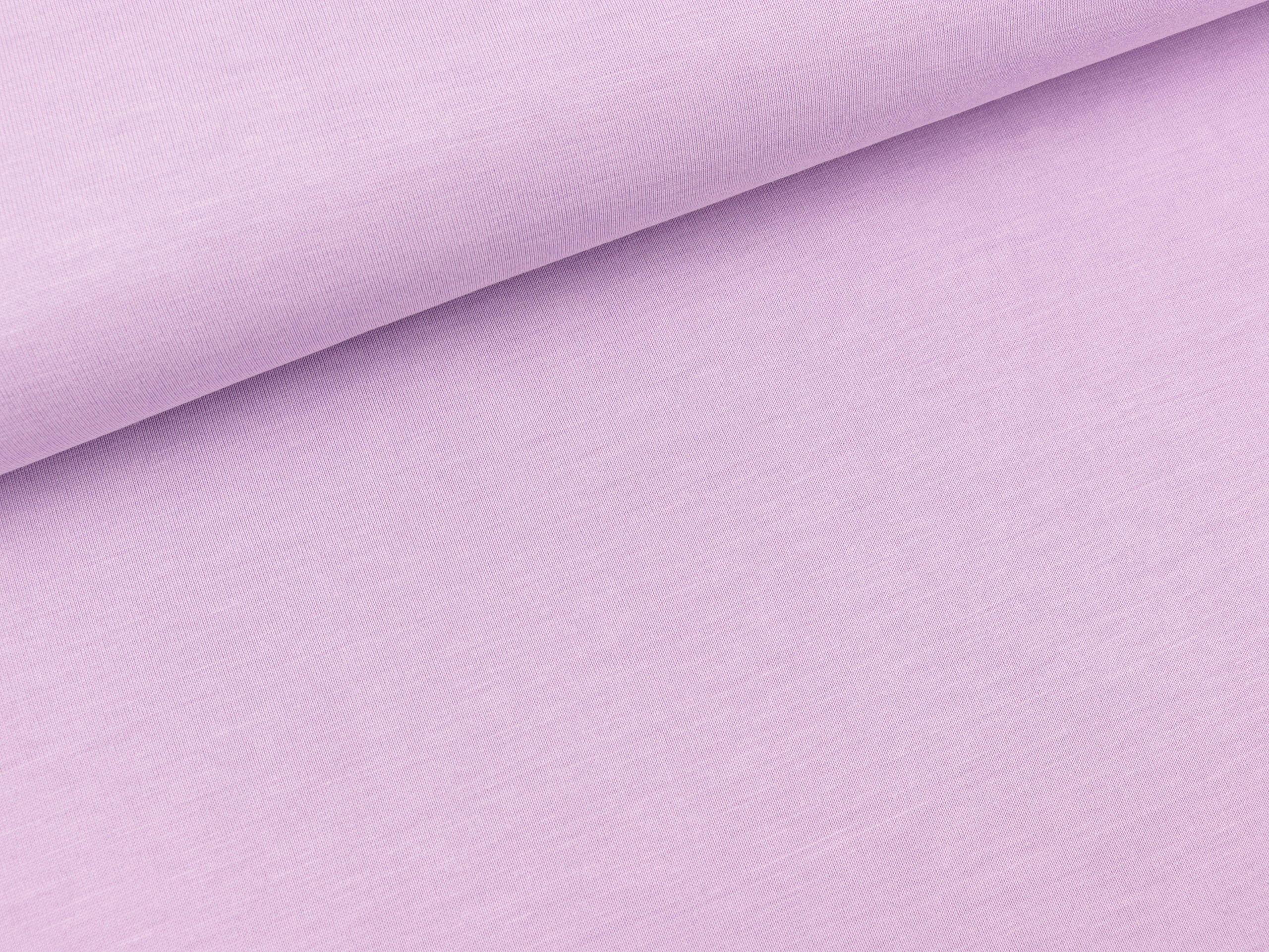 Modal Jersey flieder uni Das hüpfende Komma