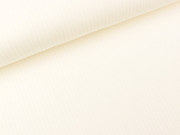 Baumwolljersey Rib Mandy ecru uni