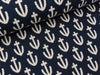 Hamburger Liebe 2 Farb-Jacquard Jersey Anchor Kids Kollektion Sea Side Anchor blue navy-weiß