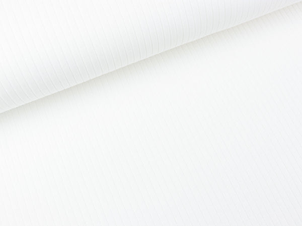 Baumwolljersey Rib Mandy weiß uni