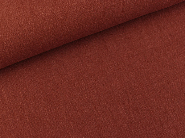 Leinenstoff Stonewashed Linnen terra uni