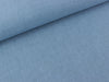 Leinenstoff Stonewashed Linnen light jeans blue uni