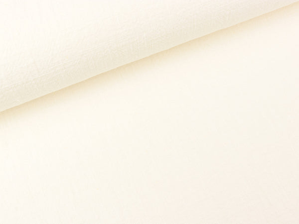 Leinenstoff Stonewashed Linnen ecru uni