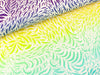 Baumwolljersey Breeze multicolor auf Natur im Farbverlauf by Bienvenido Colorido