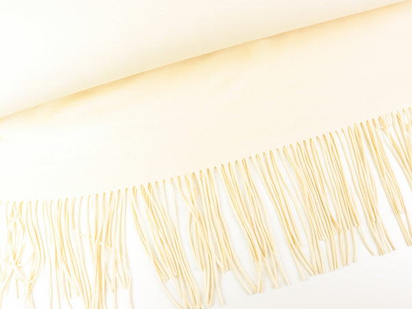 Hamburger Liebe Fringe Me Cotton Solid Colour meringa uni