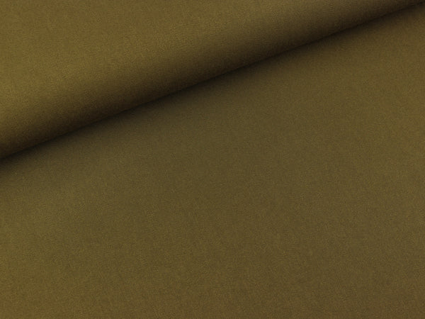 Viskose Stretch oliv uni