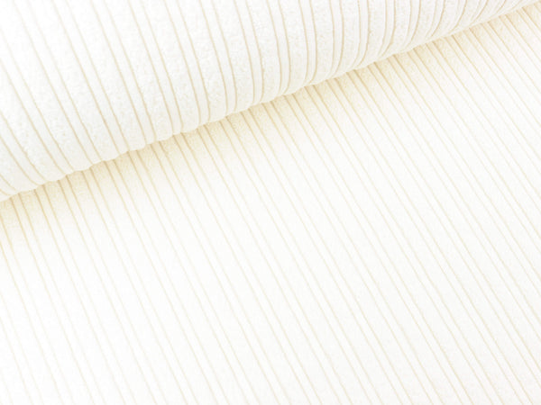 Breitcord Corduroy wollweiß uni