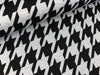Jersey Pied-de-Poule Hahnentritt silbergrau-schwarz