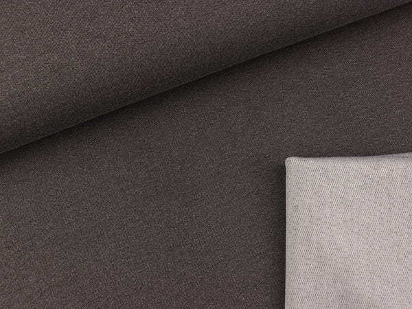 French Terry Vintage Look dunkelgrau-hellgrau