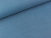 French Terry Vintage Look jeansblau-hellblau