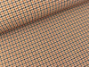 Bengaline Jacquard Mini Check Candy terra-schwarz-sand