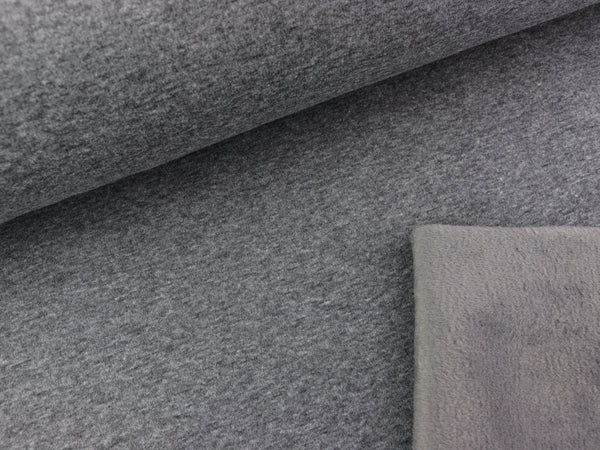 Happy Fleece dark grey melange uni