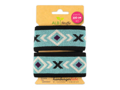 Travel the World Stripe Me von Hamburger Liebe für Albstoffe