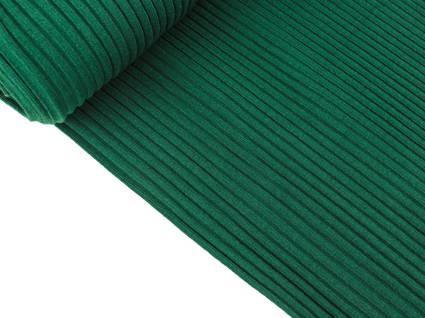 Grobstrickbündchen Heiko Rippen dunkelgrün uni Schlauchware HW22/23