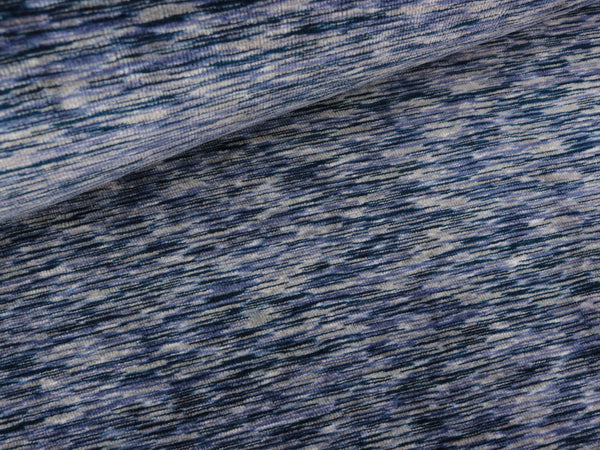 Nicki Velour Bamboo Zimbabwe navy meliert