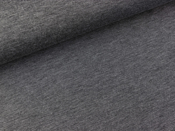 Punta di Roma Nylon Jersey grey meliert uni